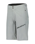 SCOTT Cycling shorts without bib - ENDURANCE LS/FIT W/PAD - grey