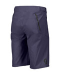 SCOTT Cycling shorts without bib - ENDURANCE LS/FIT W/PAD - purple
