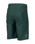 SCOTT Cycling shorts without bib - ENDURANCE LS/FIT W/PAD - green