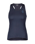 SCOTT Cycling sleeveless jersey - ENDURANCE 10 W - blue