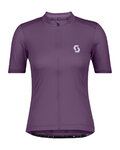SCOTT Cycling short sleeve jersey - ENDURANCE 10 S/SL W - purple