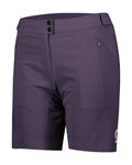 SCOTT Cycling shorts without bib - ENDURANCE LS/FIT W/PAD W - purple