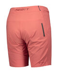 SCOTT Cycling shorts without bib - ENDURANCE LS/FIT W/PAD W - red