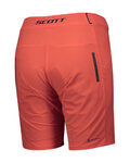 SCOTT Cycling shorts without bib - ENDURANCE LS/FIT W/PAD W - red