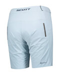 SCOTT Cycling shorts without bib - ENDURANCE LS/FIT W/PAD W - light blue
