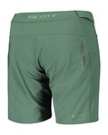 SCOTT Cycling shorts without bib - ENDURANCE LS/FIT W/PAD W - green