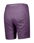 SCOTT Cycling shorts without bib - ENDURANCE LS/FIT W/PAD - purple