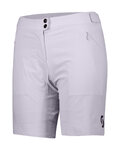 SCOTT Cycling shorts without bib - ENDURANCE LS/FIT W/PAD - ivory