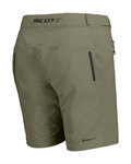SCOTT Cycling shorts without bib - ENDURANCE LS/FIT W/PAD W - green
