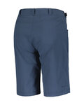 SCOTT Cycling shorts without bib - TRAIL FLOW W/PAD - blue