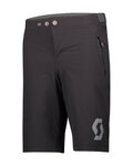 SCOTT Cycling shorts without bib - TRAIL 10 LS/FIT W/PAD JR - black