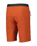 SCOTT Cycling shorts without bib - TRAIL 10 LS/FIT W/PAD JR - orange