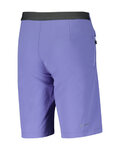 SCOTT Cycling shorts without bib - TRAIL 10 LS/FIT W/PAD JR - purple