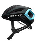 SCOTT Cycling helmet - CENTRIC PLUS - black/light blue