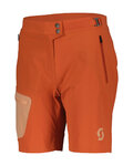 SCOTT Cycling shorts without bib - EXPLORAIR LIGHT W - orange/beige