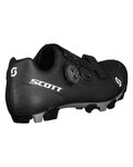 SCOTT Cycling shoes - MTB TEAM BOA - black/white