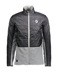 SCOTT Cycling windproof jacket - INSULOFT HYBRID FT - black/grey
