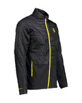 SCOTT Cycling windproof jacket - INSULOFT HYBRID FT - black/yellow