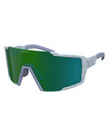 SCOTT Cycling sunglasses - SHIELD COMPACT - white/green