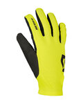 SCOTT Cycling long-finger gloves - PRO - yellow/black
