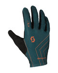 SCOTT Cycling long-finger gloves - RC TEAM - green