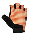 SCOTT Cycling fingerless gloves - ASPECT SPORT GEL - orange/black