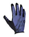 SCOTT Cycling long-finger gloves - TRACTION - blue/black