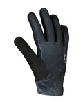 SCOTT Cycling long-finger gloves - RIDANCE - grey/black