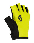 SCOTT Cycling fingerless gloves - JUNIOR ASPECT SPORT - yellow/black