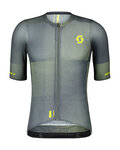 SCOTT Cycling short sleeve jersey - ULTIMATE - grey/blue