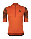 SCOTT Cycling short sleeve jersey - GRAVEL 10 - orange