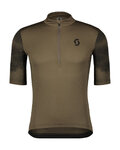 SCOTT Cycling short sleeve jersey - GRAVEL 10 - green
