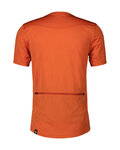 SCOTT Cycling short sleeve jersey - GRAVEL 20 - orange