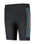 SCOTT Cycling shorts without bib - RC PRO JR - black/green