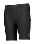 SCOTT Cycling shorts without bib - JUNIOR - black