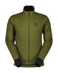 SCOTT Cycling thermal jacket - TRAIL STORM INSULOFT AL - green