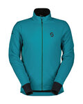 SCOTT Cycling thermal jacket - TRAIL STORM INSULOFT AL - blue