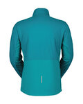 SCOTT Cycling thermal jacket - TRAIL STORM INSULOFT AL - blue