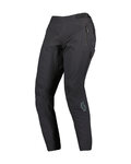 SCOTT Cycling long trousers withot bib - TRAIL STORM WP W - black