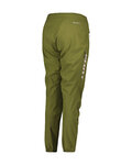SCOTT Cycling long trousers withot bib - TRAIL STORM WP W - green