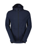 SCOTT hoodie - COMMUTER MERINO - blue
