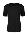 SCOTT Cycling short sleeve t-shirt - COMMUTER MERINO - black