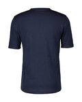 SCOTT Cycling short sleeve t-shirt - COMMUTER MERINO - blue