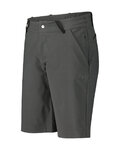 SCOTT Cycling shorts without bib - COMMUTER - grey