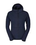 SCOTT hoodie - COMMUTER MERINO W - blue