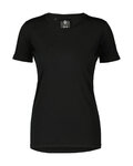 SCOTT Cycling short sleeve t-shirt - TEE COMMUTER MERINO W - black