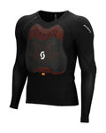 SCOTT back and chest protector - SOFTCON HYBRID PRO - black