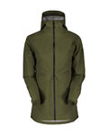 SCOTT waterproof jacket - TECH COAT 3L W - green