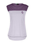 SCOTT Cycling short sleeve t-shirt - TRAIL FLOW W - purple