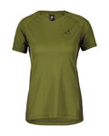 SCOTT Cycling short sleeve jersey - TRAIL FLOW W - green